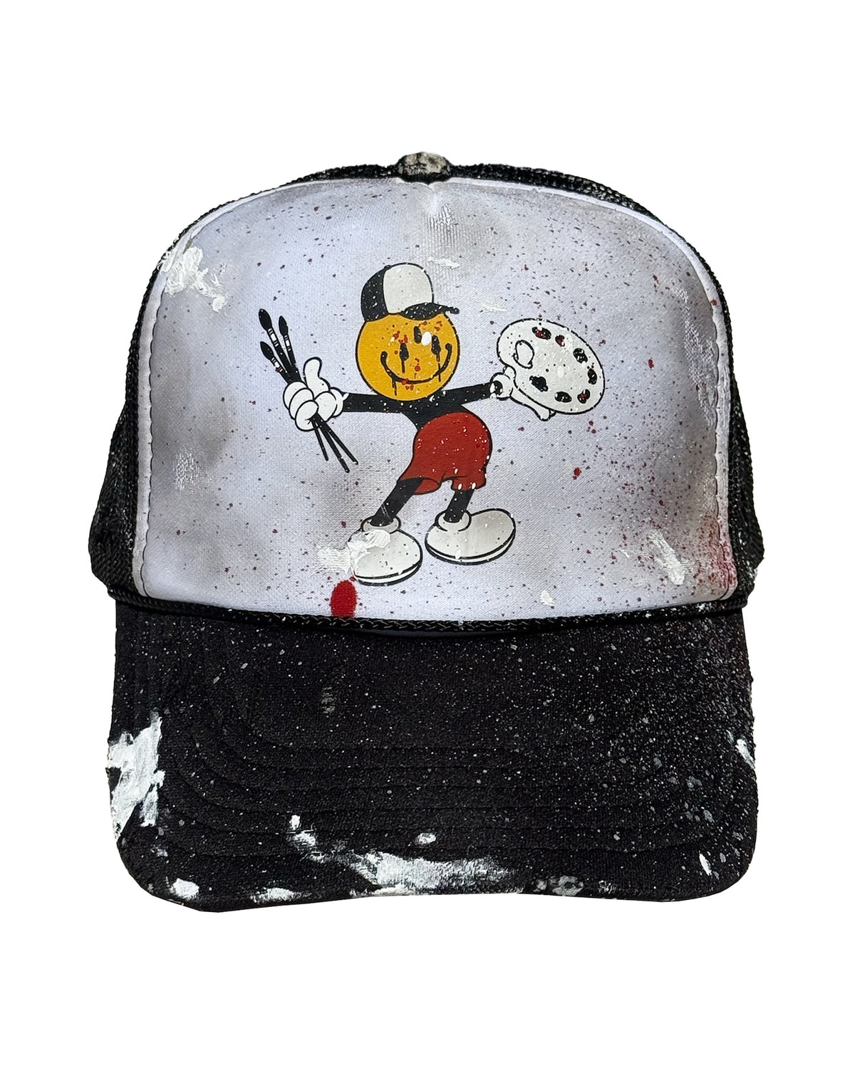 THE PAINTER TRUCKER HAT (HAND PAINTED)