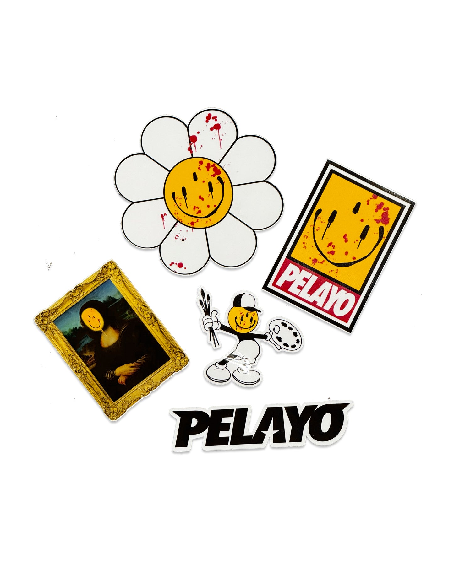 CUSTOM PELAYO TOTE + WOODBLOCK PRINT Sticker pack included