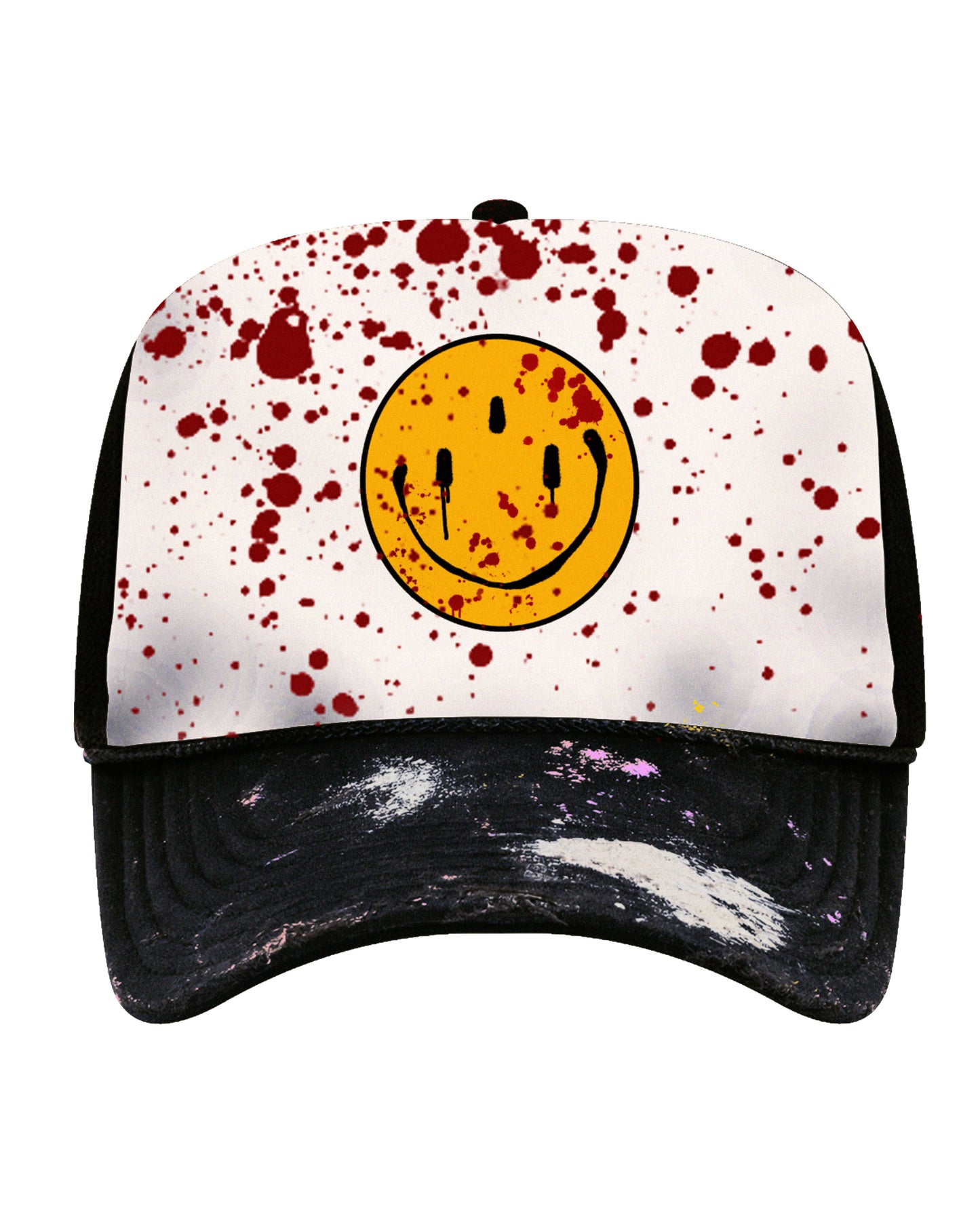 HAND PAINTED TRUCKER HAT